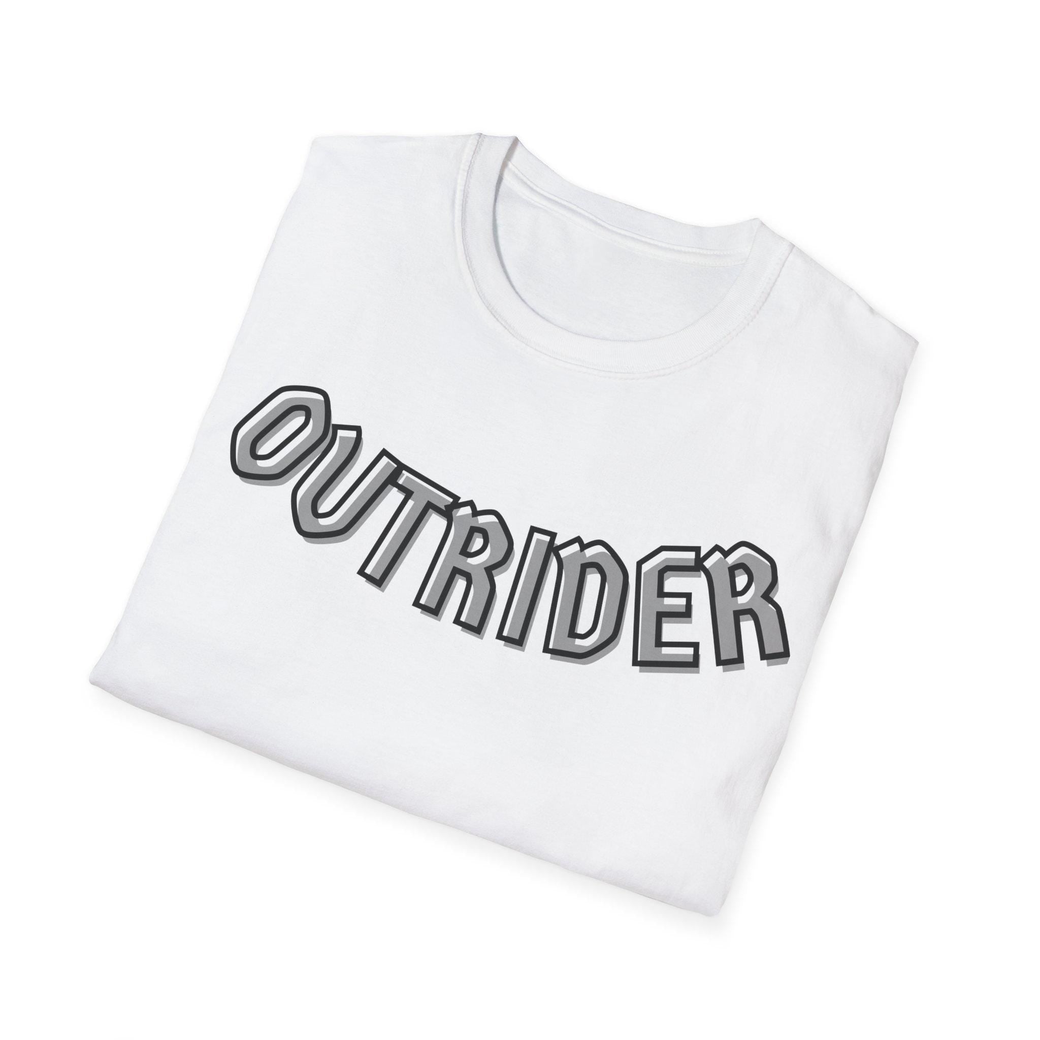 OUTRIDER Gothic Front Print Tee