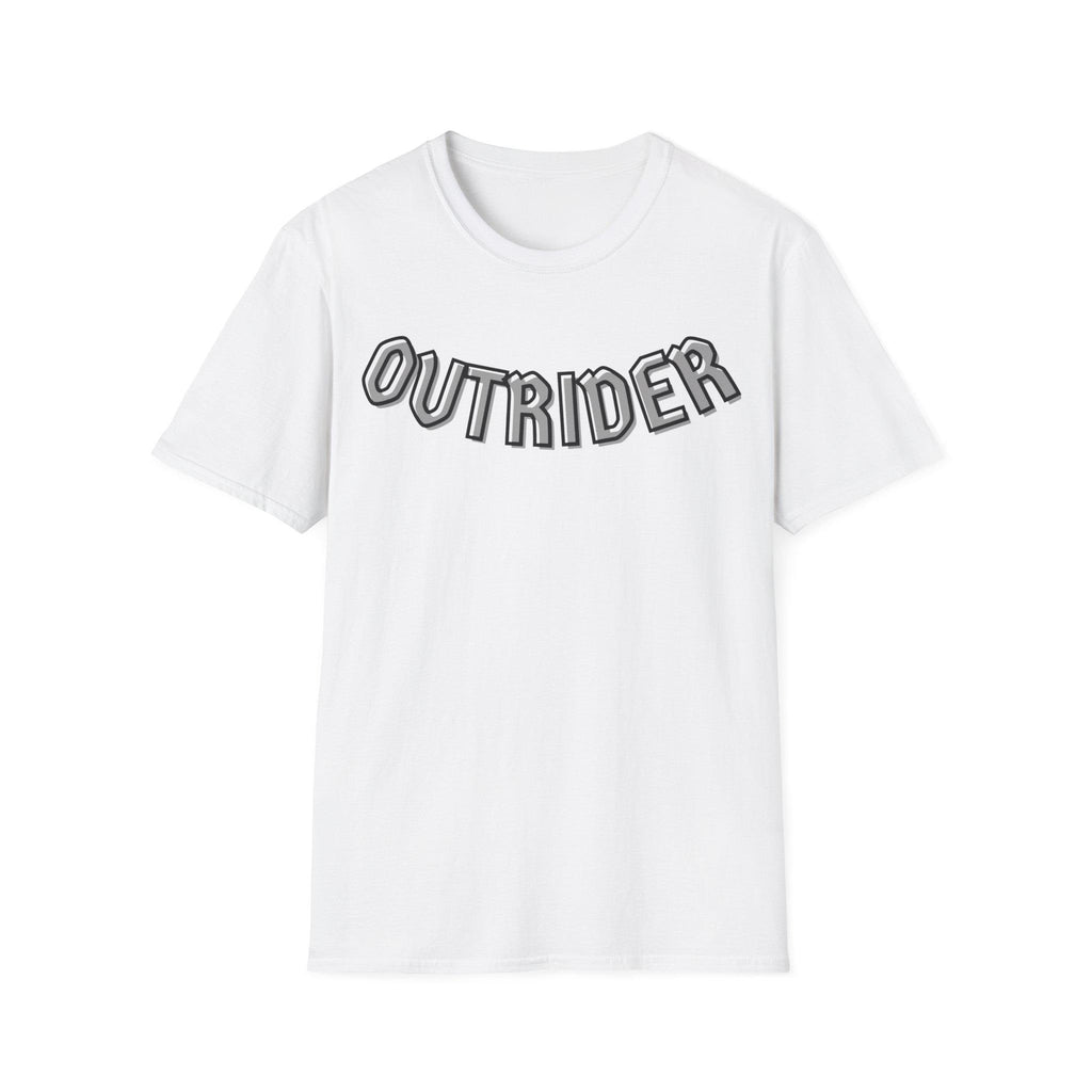 OUTRIDER Gothic Front Print Tee