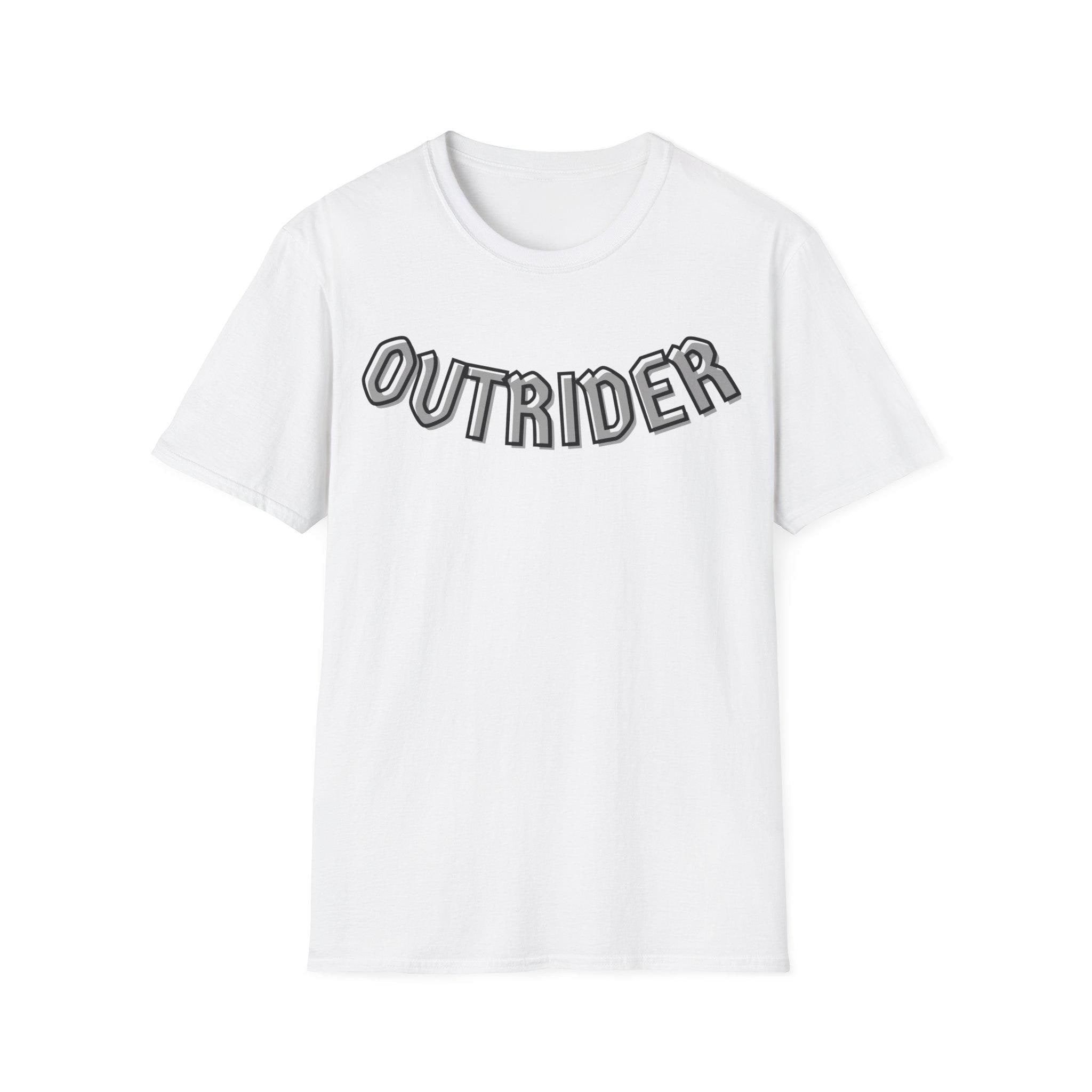 OUTRIDER Gothic Front Print Tee