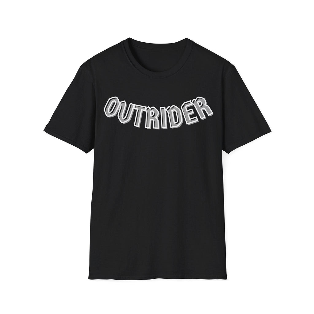 OUTRIDER Gothic Front Print Tee